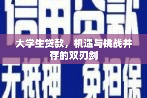 岱岳大学生贷款，机遇与挑战并存的双刃剑