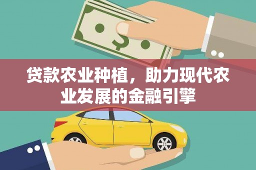 大朗贷款农业种植，助力现代农业发展的金融引擎