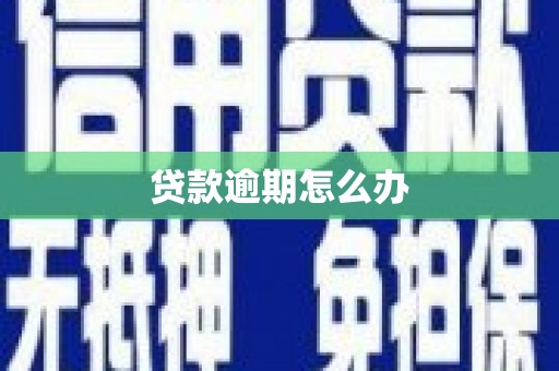 官渡贷款逾期怎么办