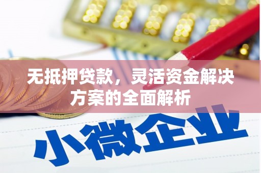 三民无抵押贷款，灵活资金解决方案的全面解析