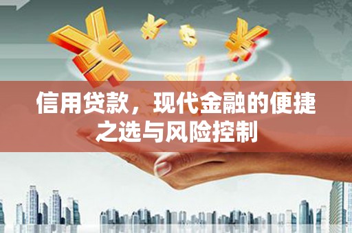 城关信用贷款，现代金融的便捷之选与风险控制