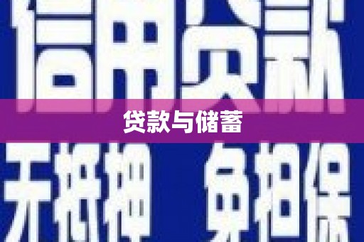 琼结贷款与储蓄