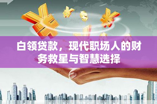 环江白领贷款，现代职场人的财务救星与智慧选择