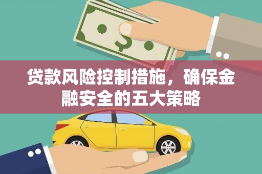 东方贷款风险控制措施，确保金融安全的五大策略