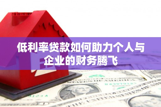 盐田低利率贷款如何助力个人与企业的财务腾飞