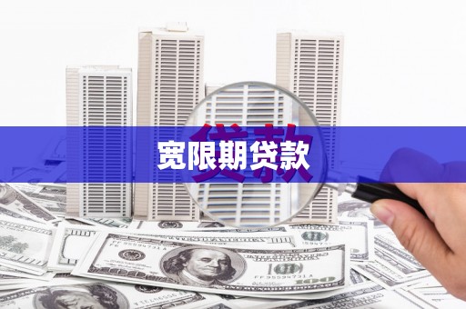 寿丰宽限期贷款