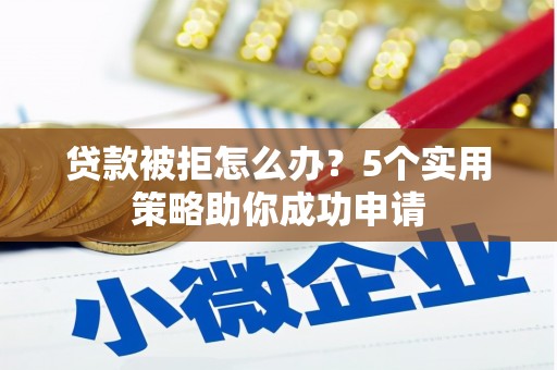 鱼池贷款被拒怎么办？5个实用策略助你成功申请
