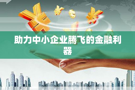 红原助力中小企业腾飞的金融利器